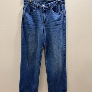 Old Navy High-Rise Wide Leg Blue Jeans
